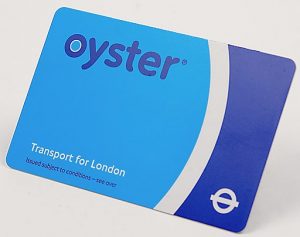 Oystercard for London Transportation